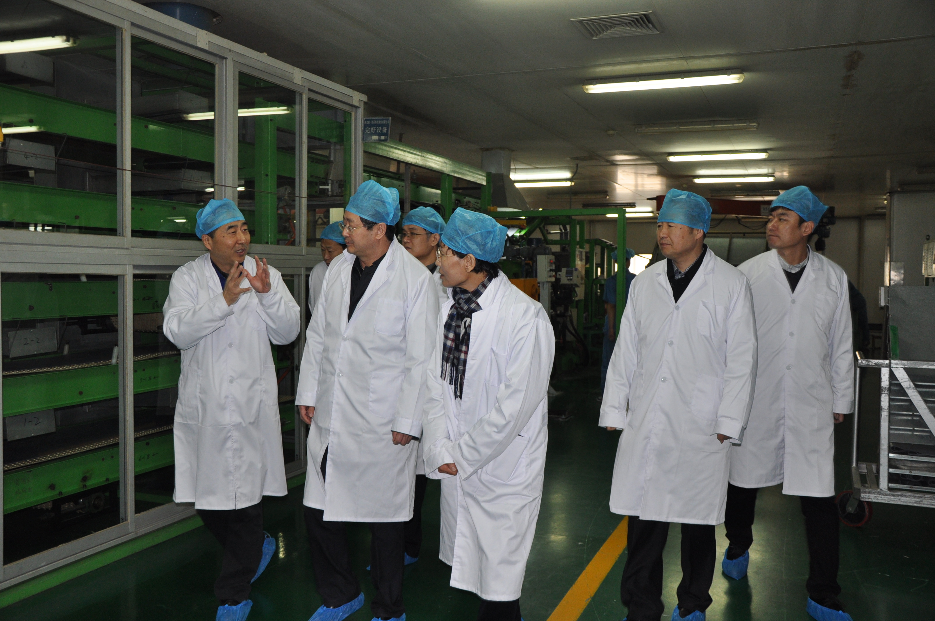 市政协主席刘明轩一行莅临皇冠足彩网官网首页科技参观考察(图2)